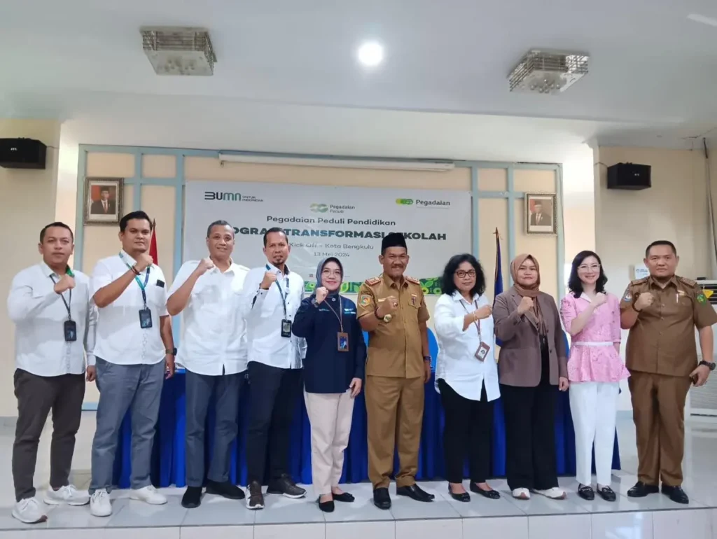 Pegadaian Luncurkan Transformasi Sekolah di Bengkulu