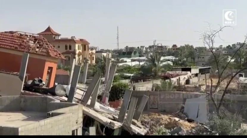 Serangan Udara Dekat Guest House MER-C di Gaza