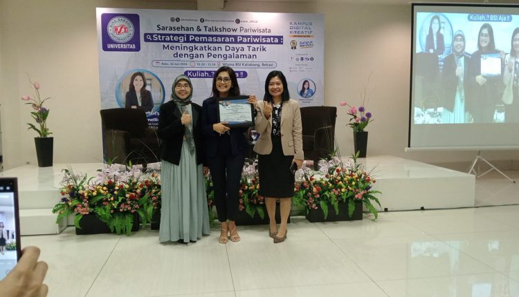 Kolaborasi Universitas BSI dan Dunia Industri dalam Sarasehan dan Talkshow Pariwisata