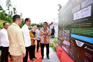 Presiden Jokowi Melakukan Groundbreaking untuk Nusantara Sustainability Hub, Pusat Riset dan Pengembangan Ekonomi Hijau