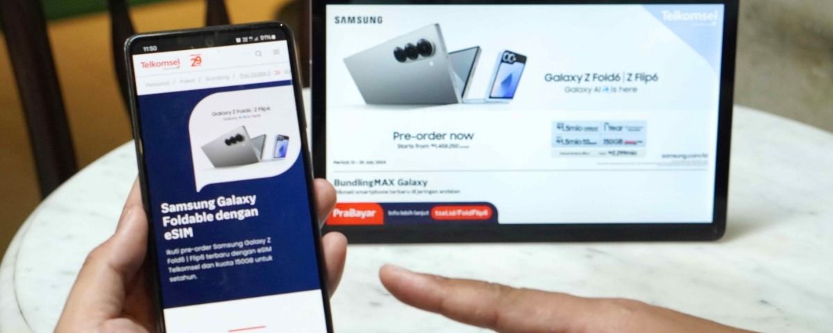 Telkomsel Buka Pre-Order Samsung Galaxy Z Foldable dengan Bonus eSIM dan Kuota 150 GB