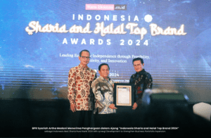 BPR Syariah Artha Madani Raih Penghargaan di Indonesia Sharia and Halal Top Brand Award 2024