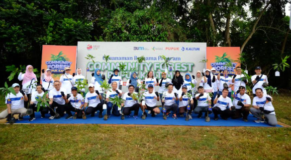 Program Community Forest Pupuk Kaltim Tanam 634.583 Pohon Sejak 2022
