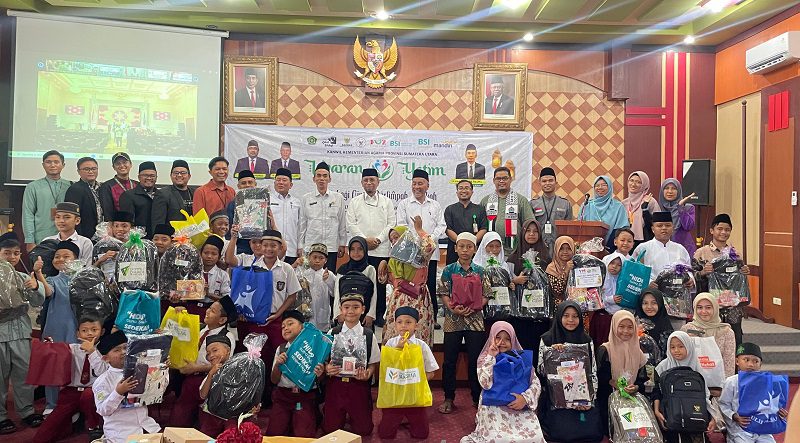Muharram Bangkit: BMH dan POSI Sumut Salurkan Bantuan Pendidikan untuk Anak Yatim di Medan