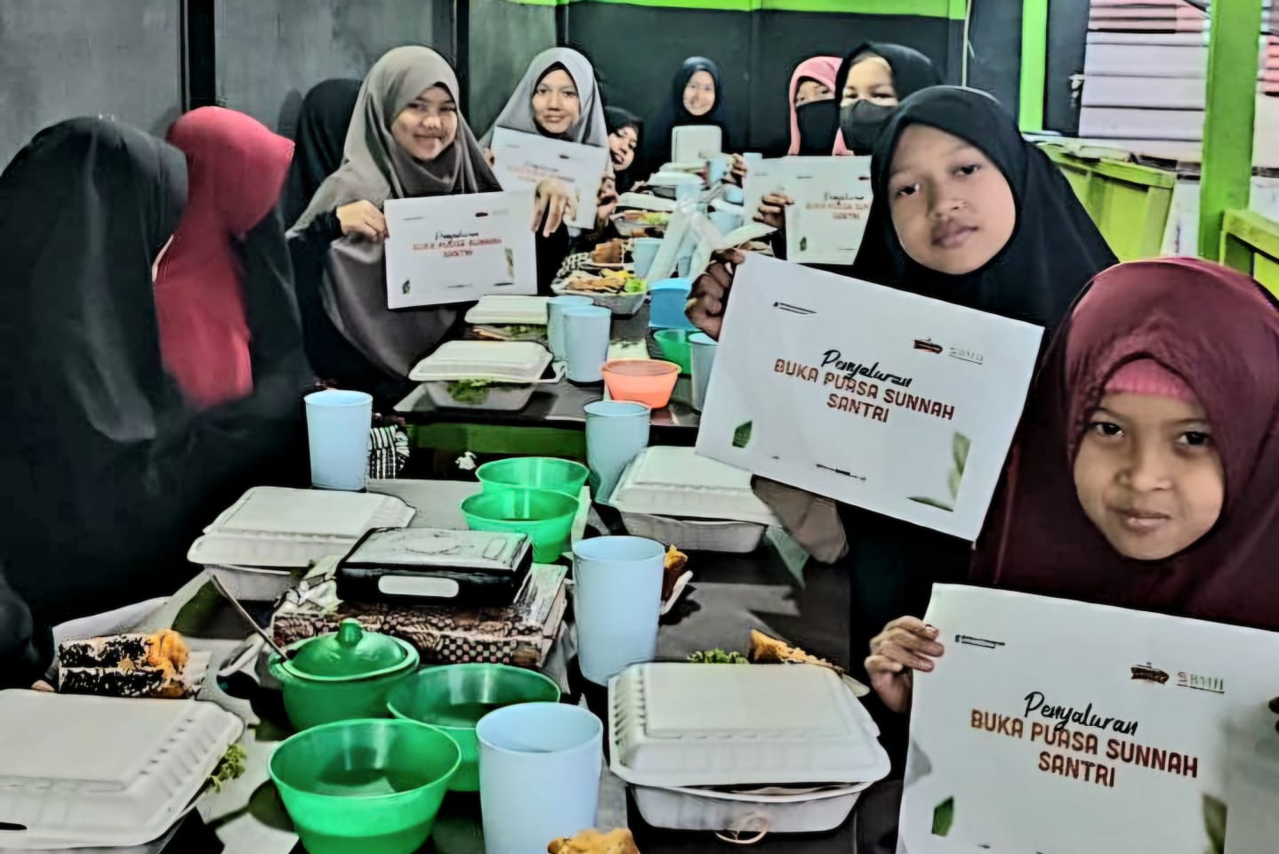 buka puasa Muharram, santri, Karo