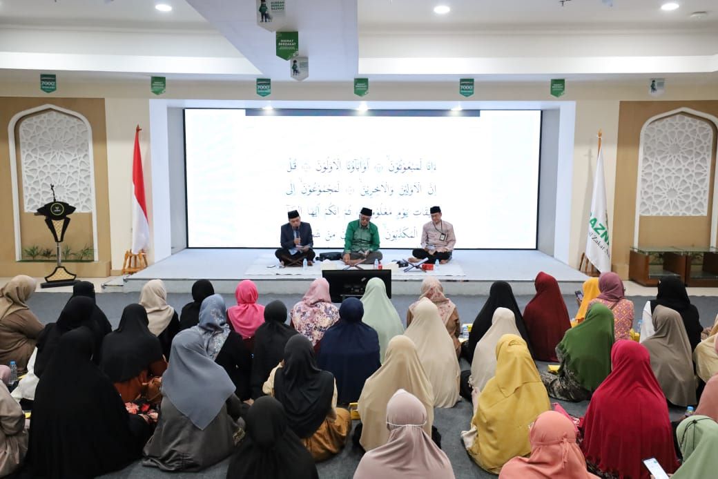 Doa bersama mustahik Baznas