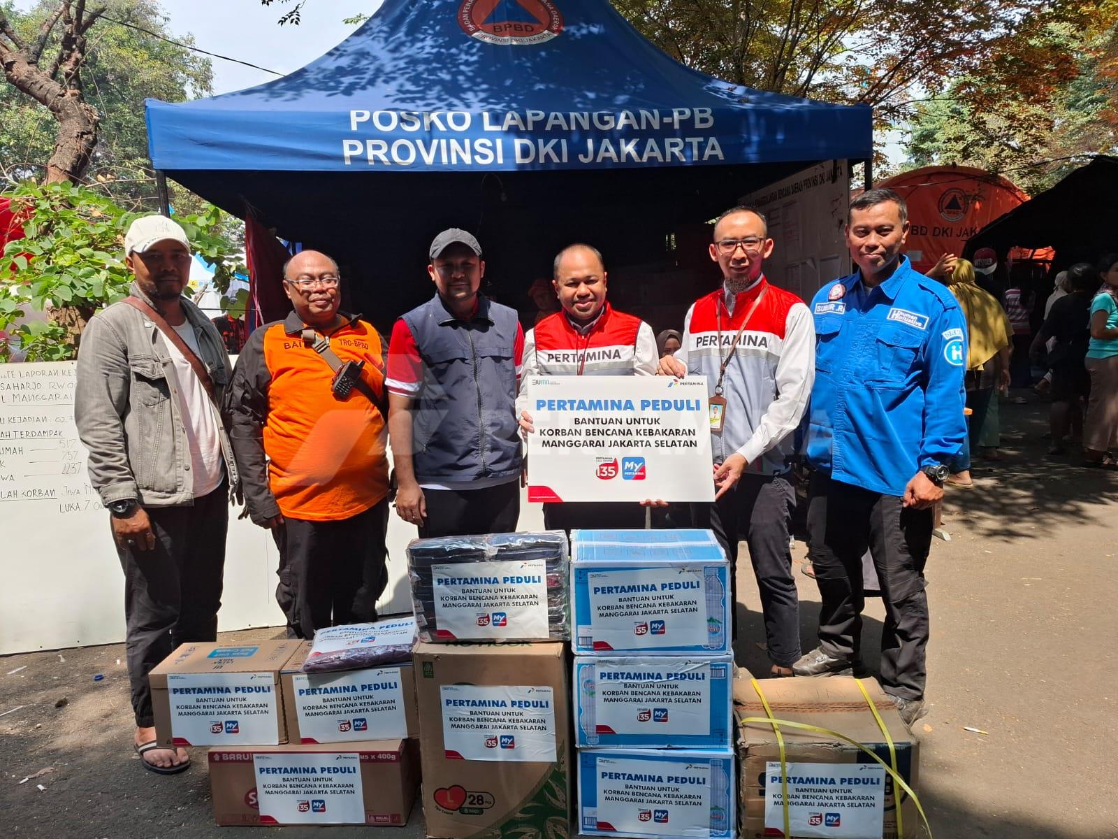 Pertamina Gerak Cepat Bantu Korban Kebakaran di Manggarai dengan Bantuan Kemanusiaan