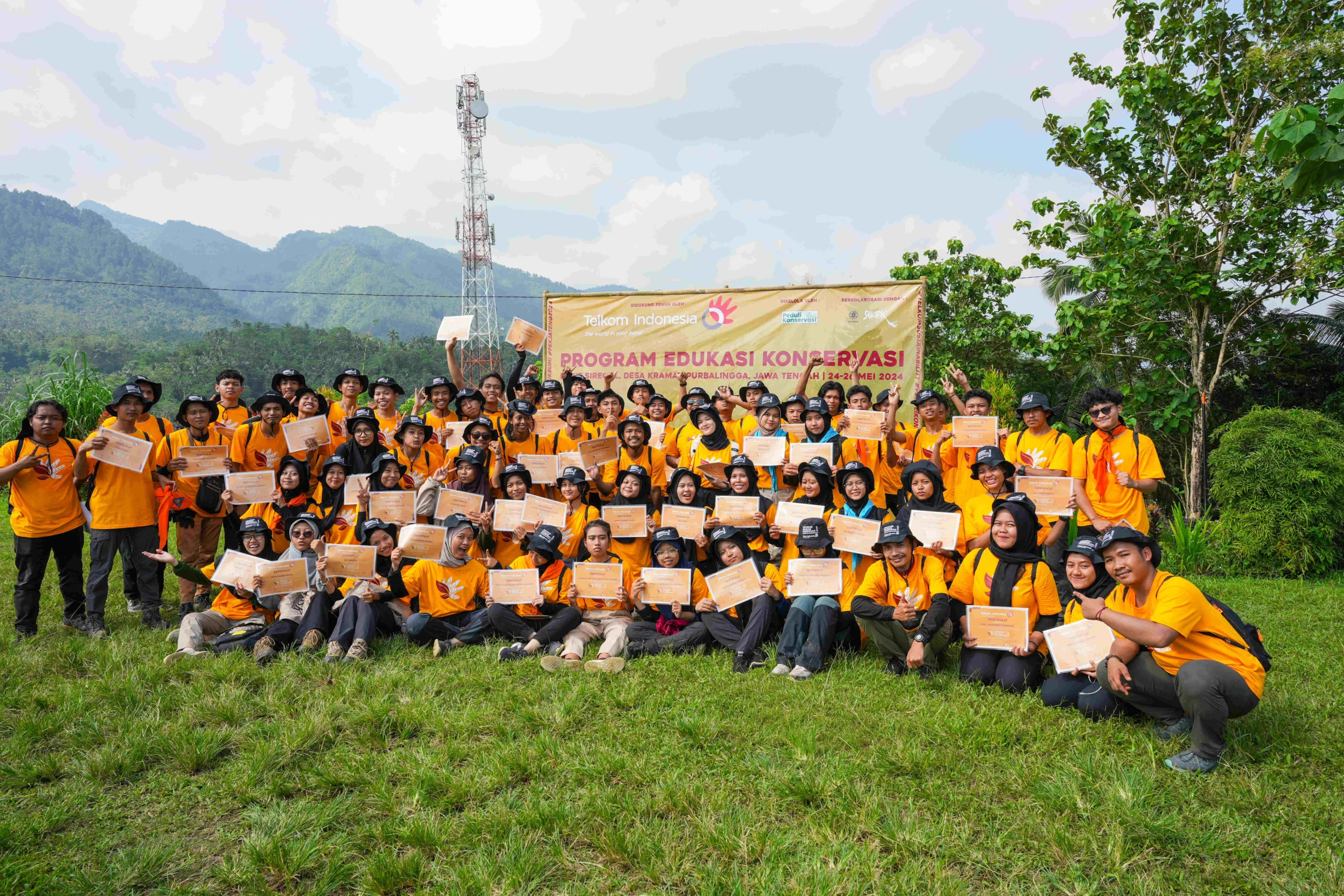 Telkom Adakan Bootcamp Konservasi di Purbalingga