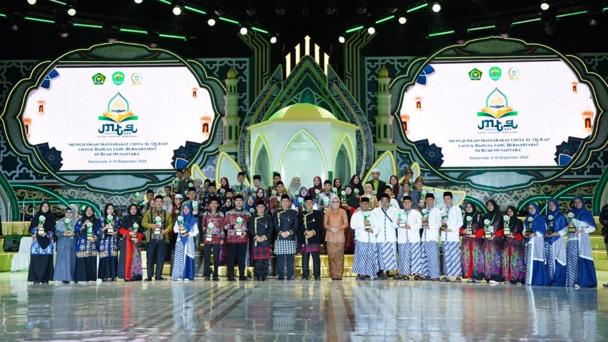 Kaltim Sabet Juara Umum MTQ Nasional 2024, Inilah 10 Besar Perolehan Nilai
