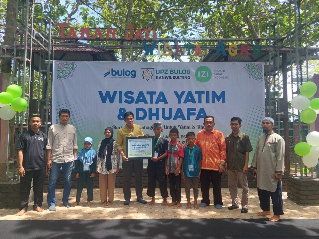 IZI Sulteng dan Bulog Gelar “Wisata Yatim Duafa” di Taman Jati Langaleso, Berikan Kebahagiaan untuk Anak-Anak