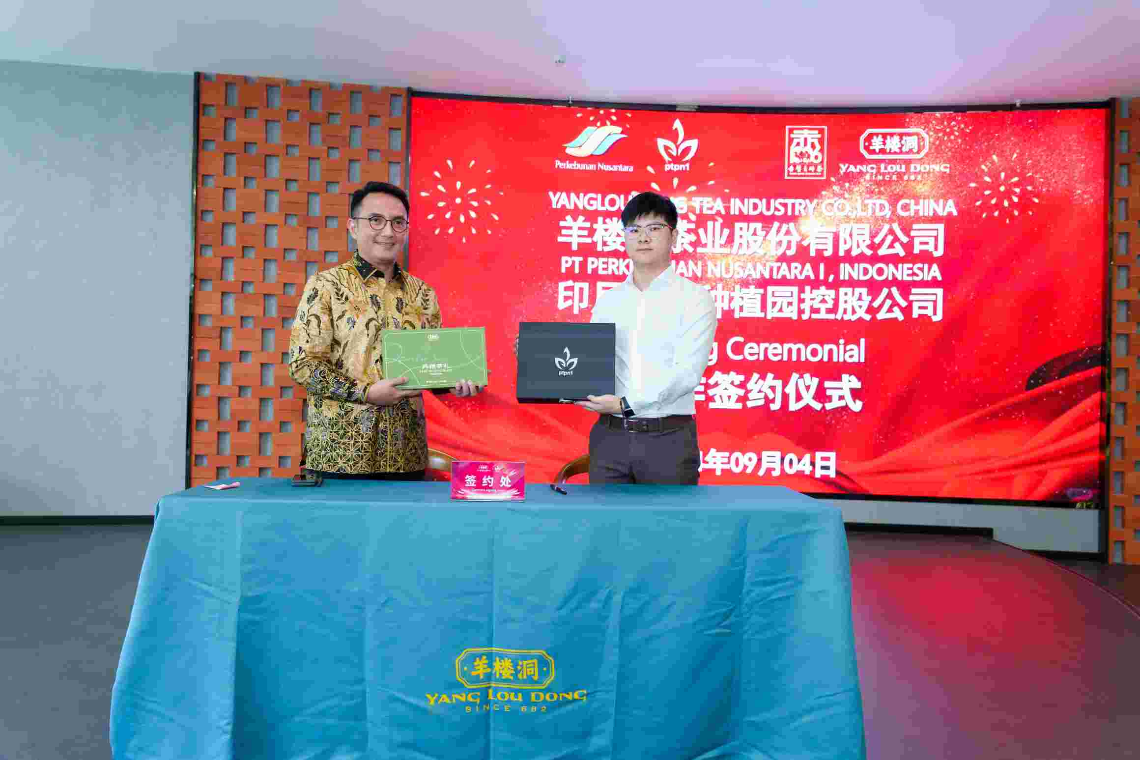 PTPN I dan Yang Lou Dong Asal China Sepakati Kerja Sama Besar di Industri Teh