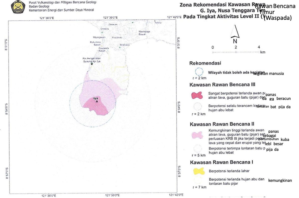 Status Gunung Api Iya di Ende, NTT Naik Menjadi Waspada