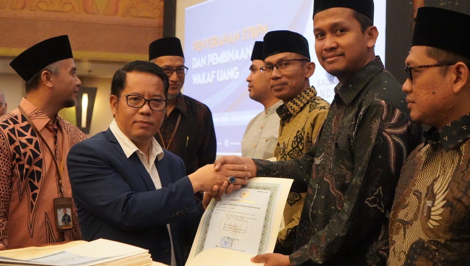 BWI Dorong Penguatan Peran Nazir Wakaf Uang Melalui Pemberian STBPN dan Program Pembinaan