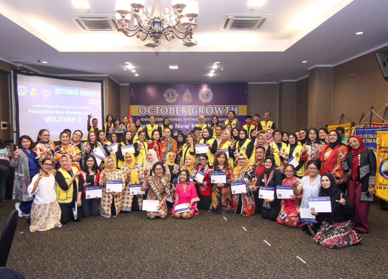Lions Internasional Wilayah 3 Distrik 307 B2 Indonesia Adakan October Growth