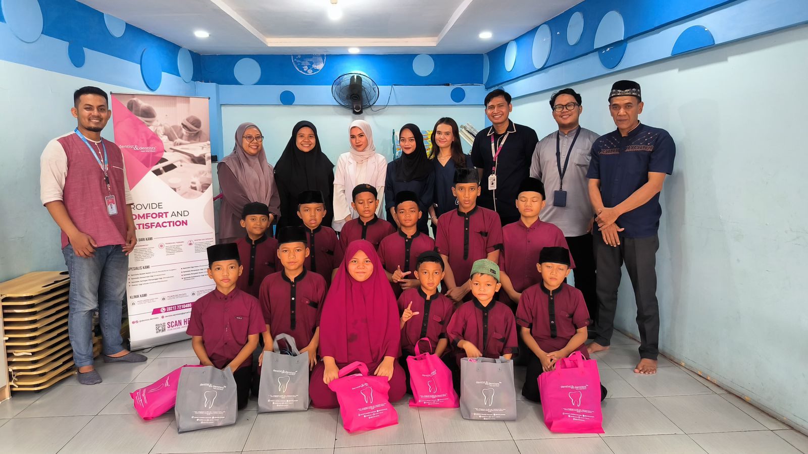 Pemeriksaan Gigi Gratis untuk Anak Yatim Bersama PT Rumah Sehat Keluarga
