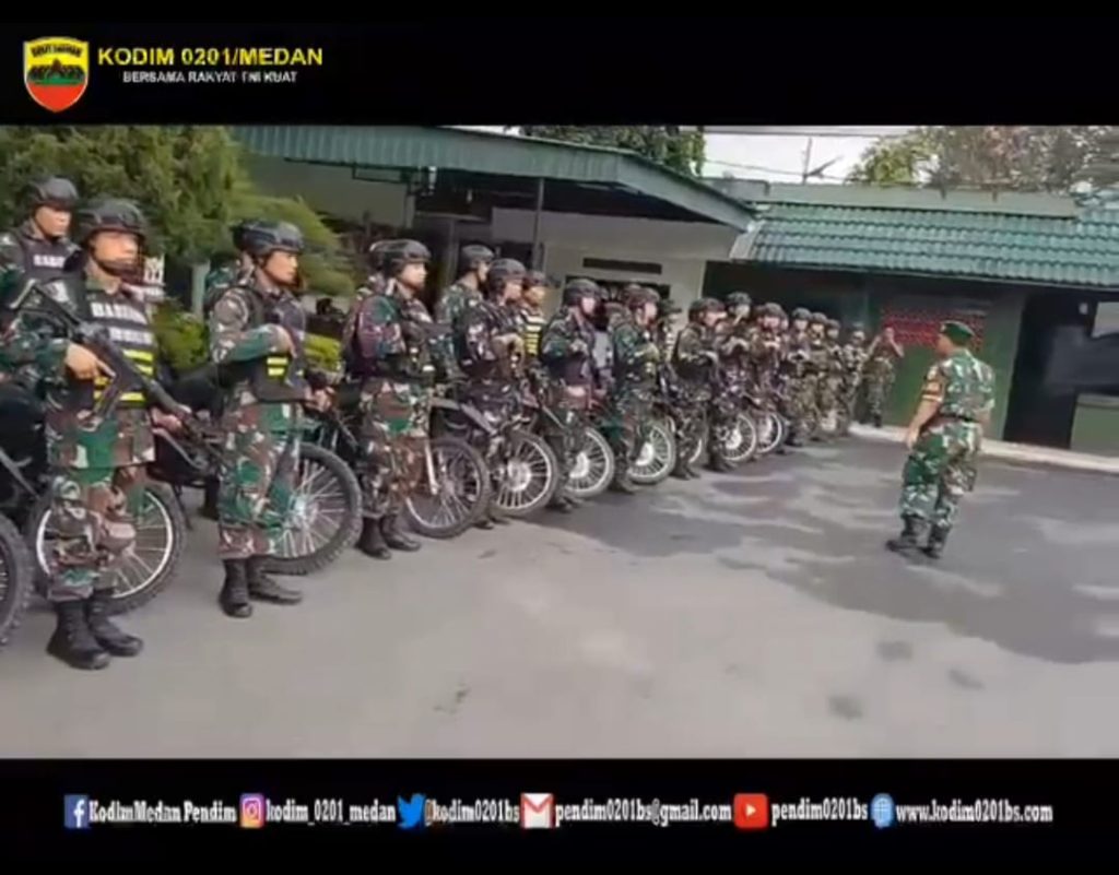 Patroli Tim Motoris Anti Begal Kodam I/BB