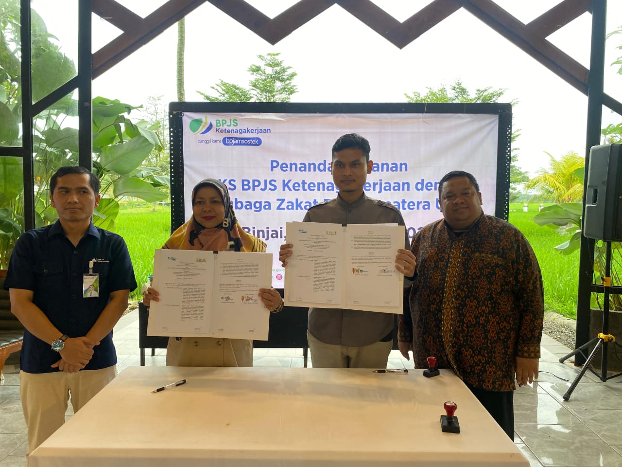 Kolaborasi BMH Sumut, FOZ, dan BPJS Ketenagakerjaan untuk Perlindungan Mustahik