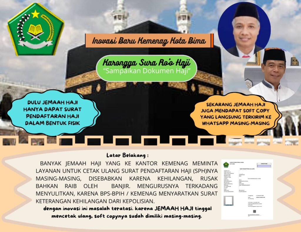 Kemenag Kota Bima Luncurkan “Karongga Sura Ro’o Haji”