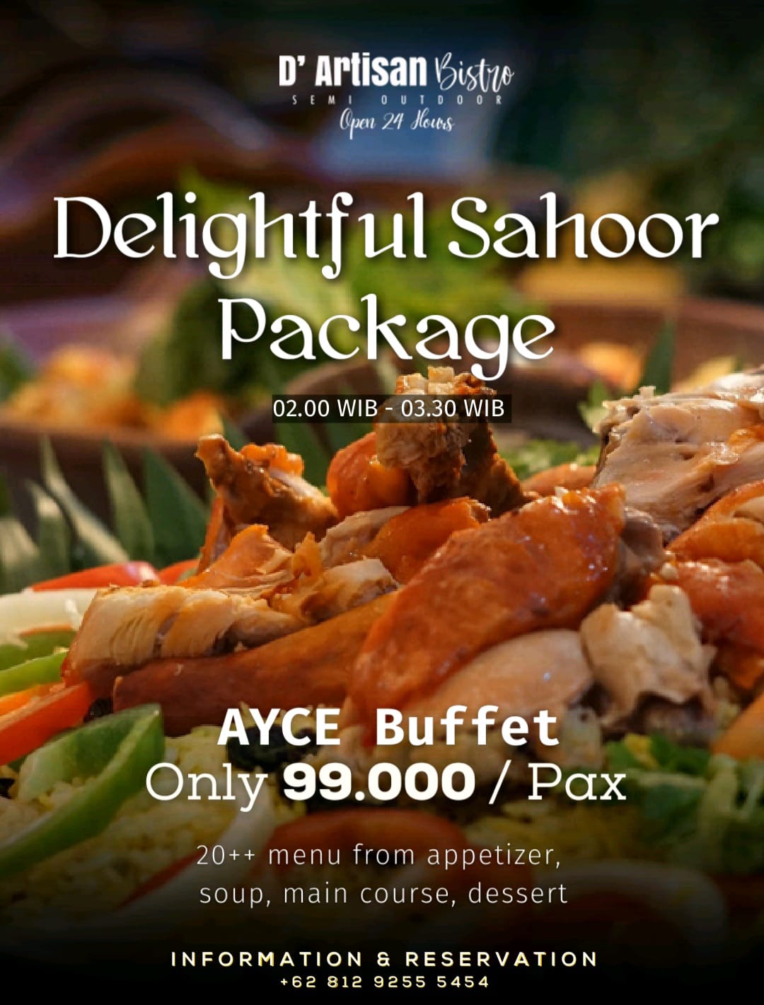 D'Artisan Bistro: Sensasi Sahur Spesial "Delightful Sahoor Package"