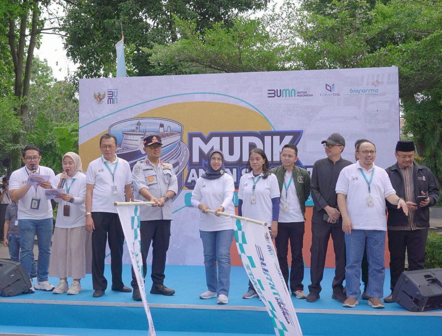 Bio Farma Berangkatkan 600 Pemudik: Program Mudik Aman Sampai Tujuan Bersama Bio Farma 2025