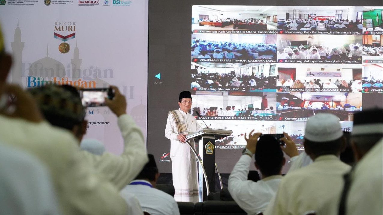 Manasik Haji Nasional Pecahkan Rekor MURI, Kemenag Cetak Sejarah dengan 140 Ribu Peserta