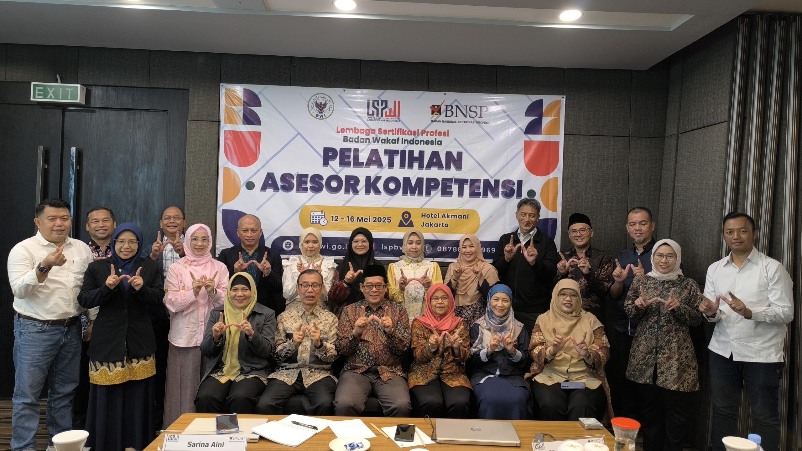 LSP-BWI Gelar Pelatihan Asesor Kompetensi Batch-IV