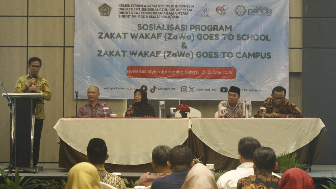 Kemenag Dorong Gerakan PAI Berwakaf Lewat Sosialisasi Zawa Goes to School dan Campus