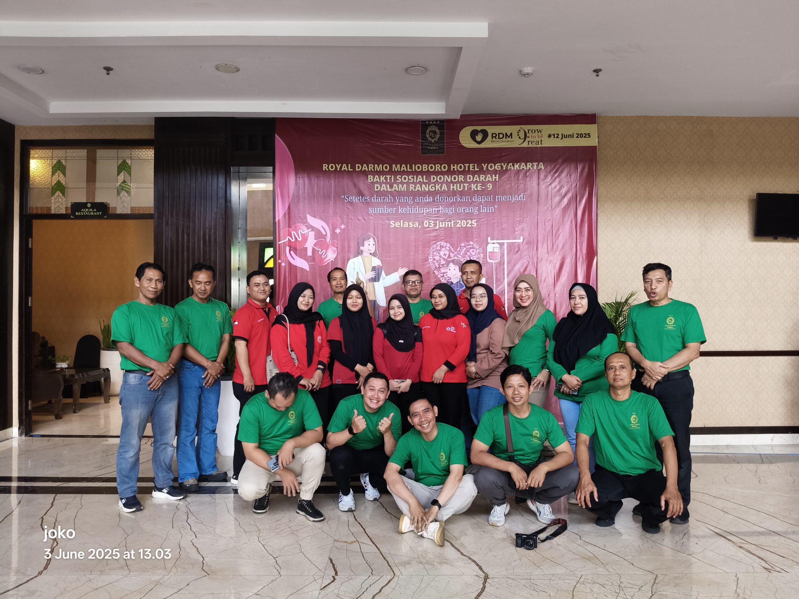 Royal Darmo Malioboro Hotel Yogyakarta Rayakan Syukuran 9 Tahun