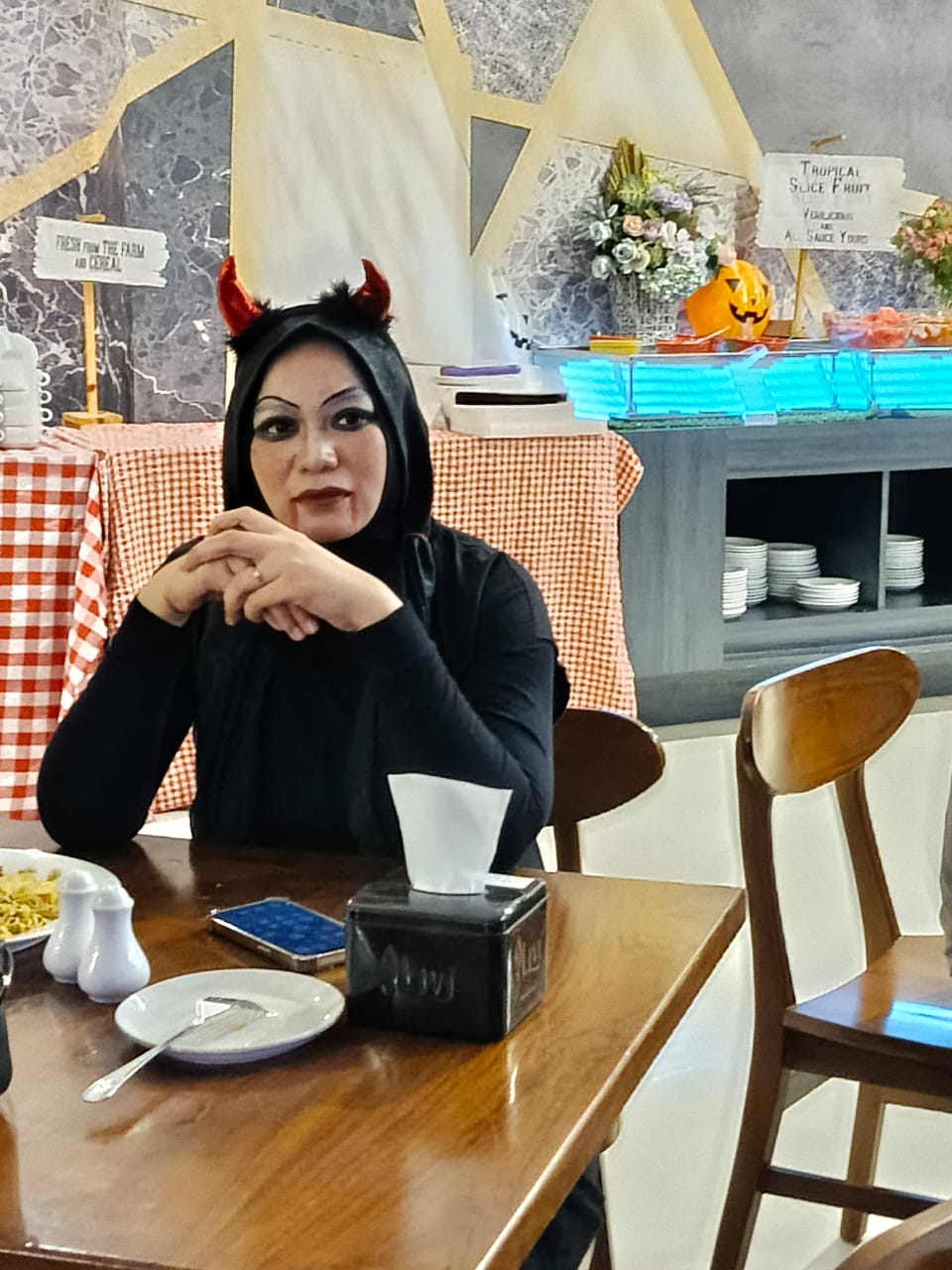 acara “Halloween Spooky Night” di Oma Wajik Resto