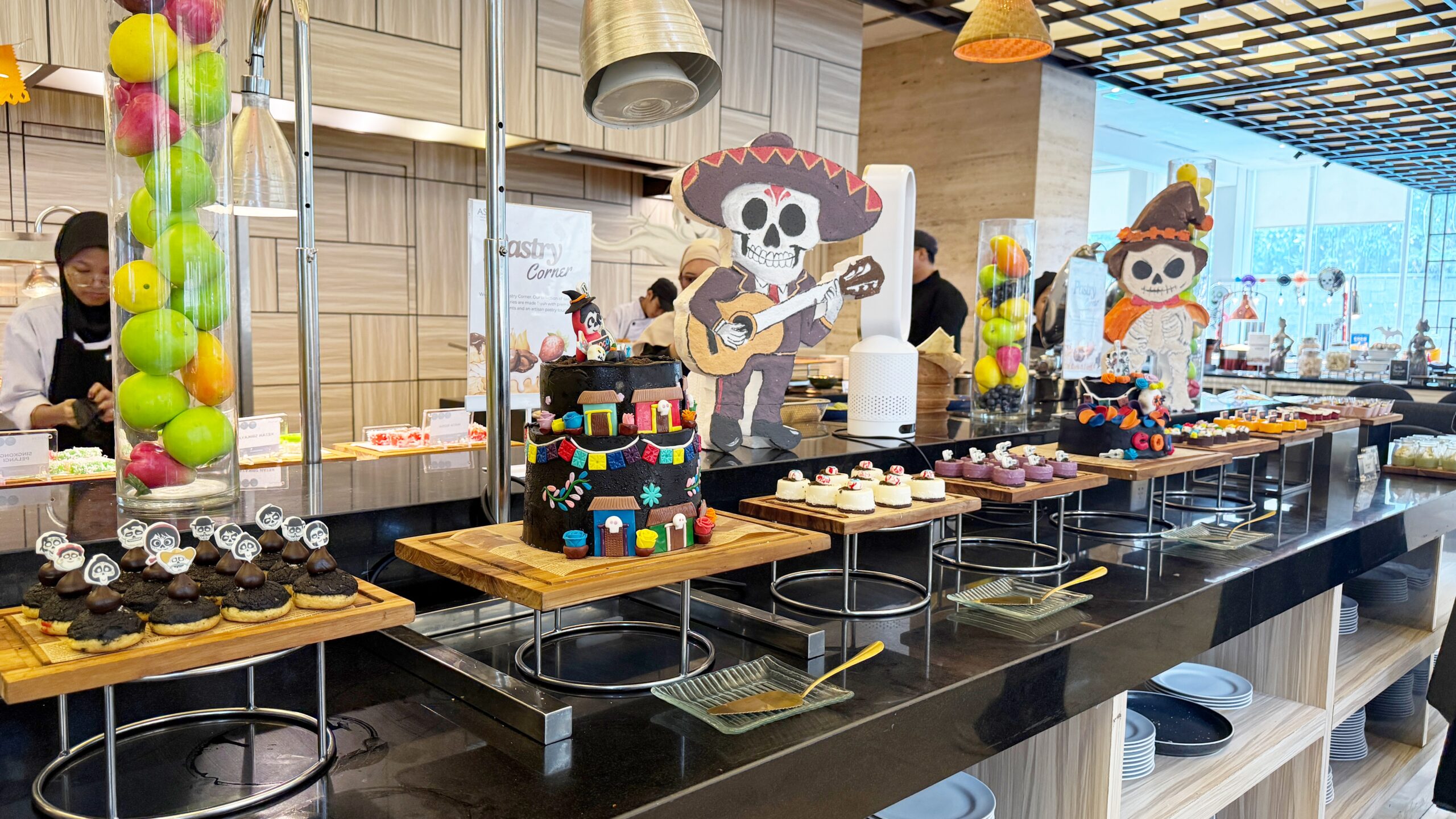 Hidangan pastry bertema Halloween, hidangan Meksiko