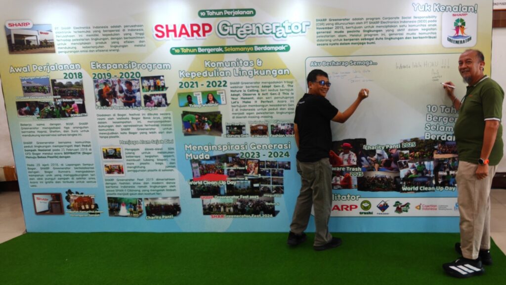 Rayakan 10 Tahun, Sharp Greenerator Buktikan Gaya Hidup Hijau itu Keren!