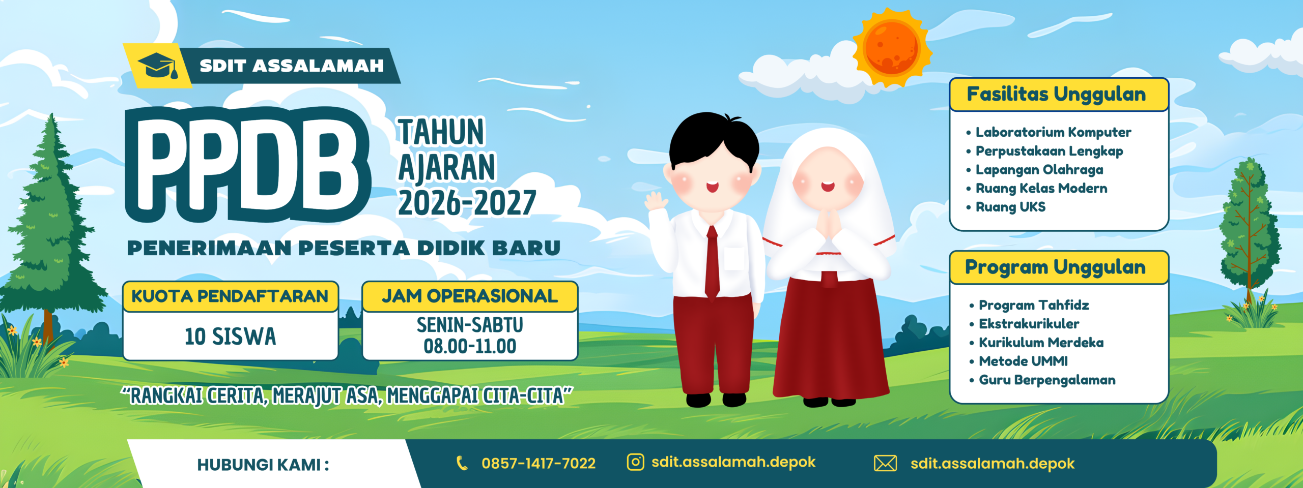 PPDB SDIT ASSALAMAH BANNER