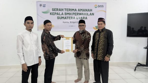 Serah Terima Kepemimpinan BMH Sumut, Momentum Penguatan Peran Filantropi di Sumatera Utara